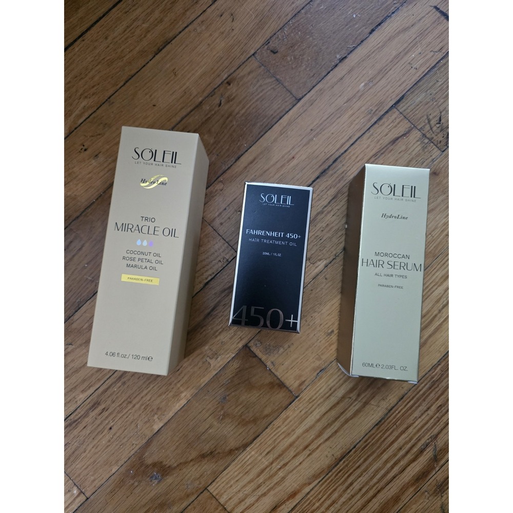 Soleil Hair Bundle. All 4 Products Brand New. Never Used. See Description